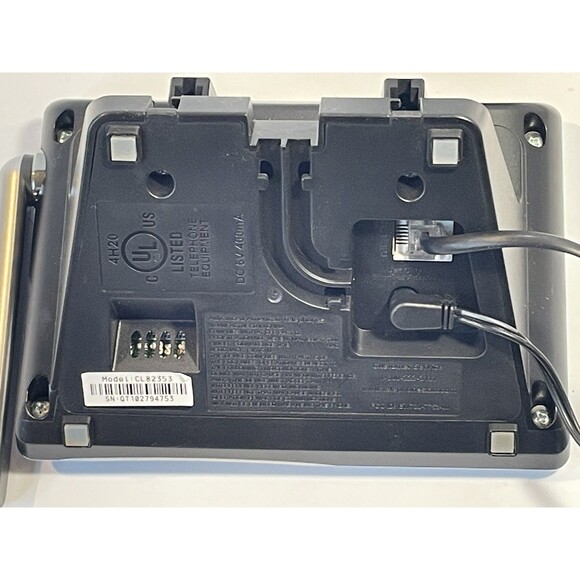 AT&T Cordless Telephone Phone Base Answering Machine Audible Caller ID CL82353 - Picture 5 of 7